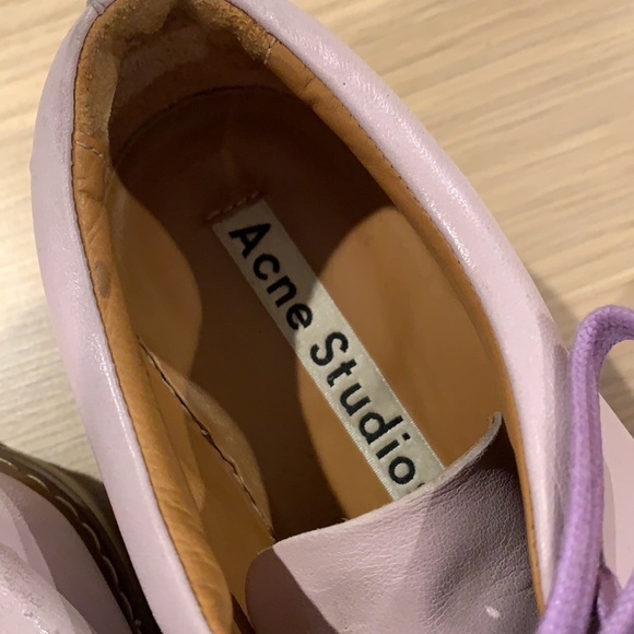Acne studio lavender purple sneakers sz37 - Picture 4 of 7